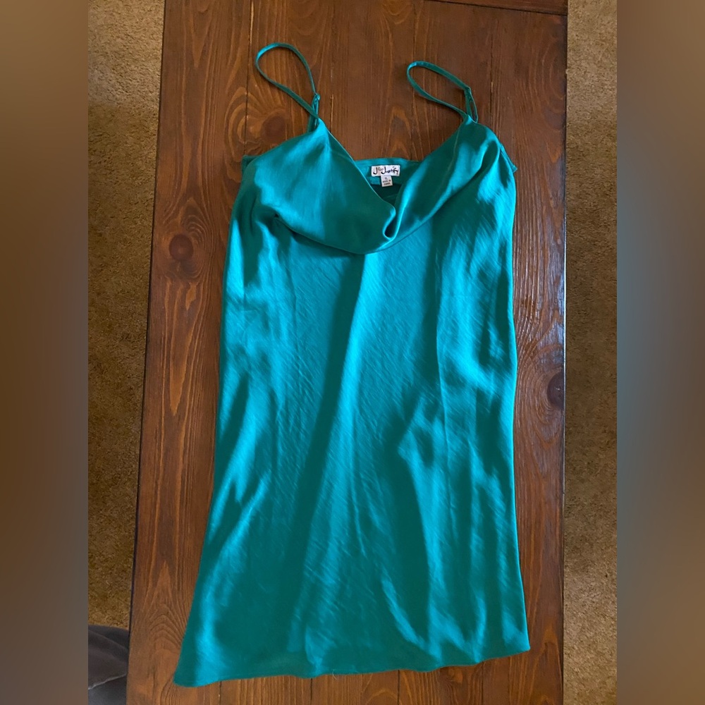 J for Justify Teal Mini Dress